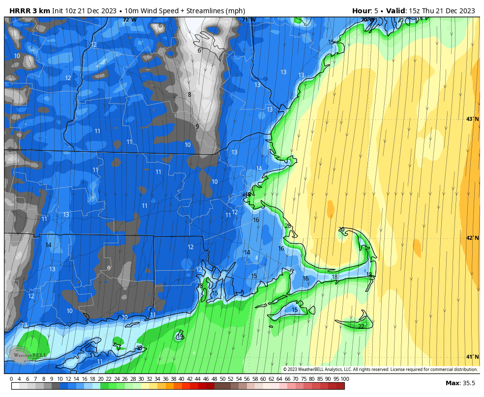 Breezy and Cool Today