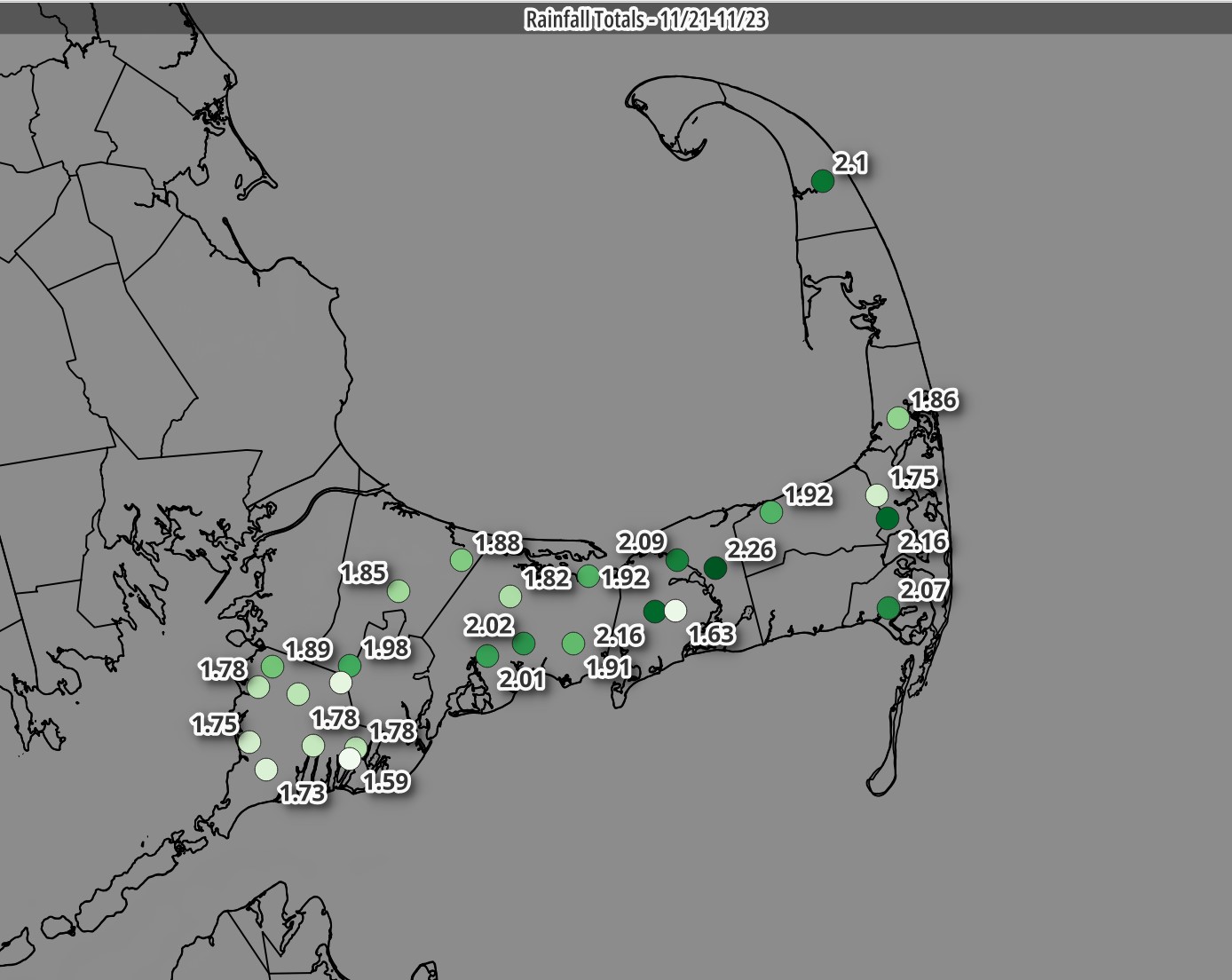 3 Day Rainfall