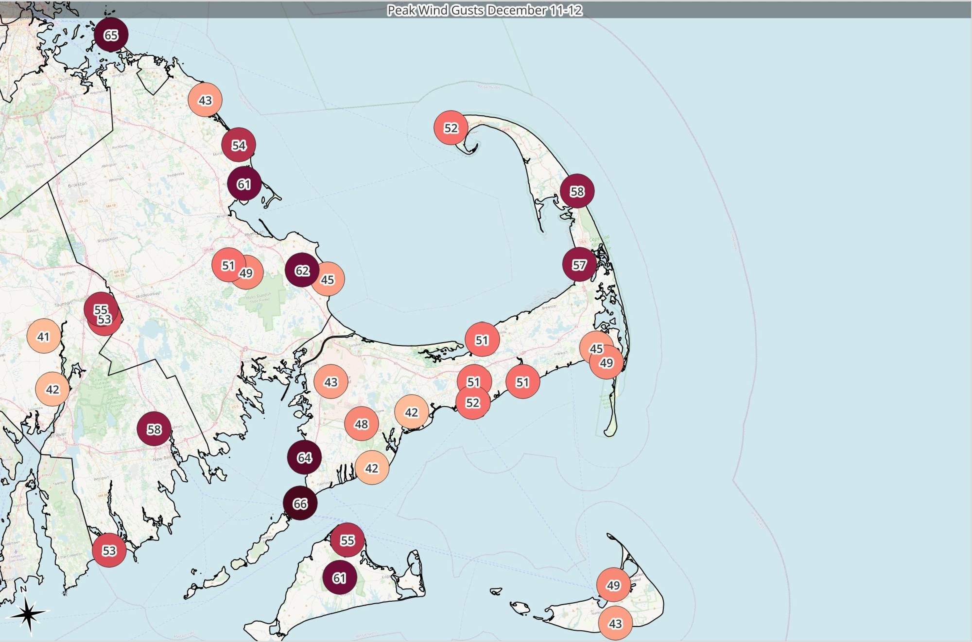 Peak Wind Gusts