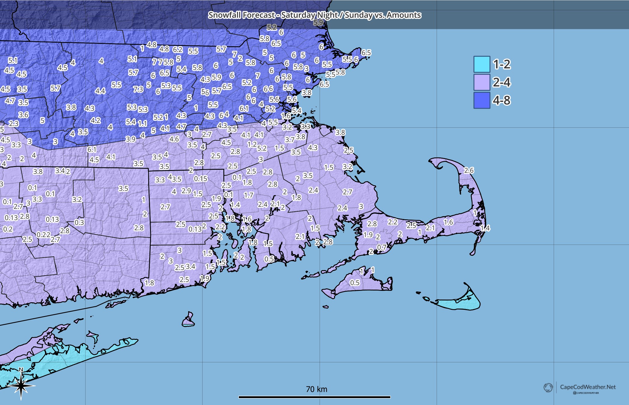 Snowfall Amounts