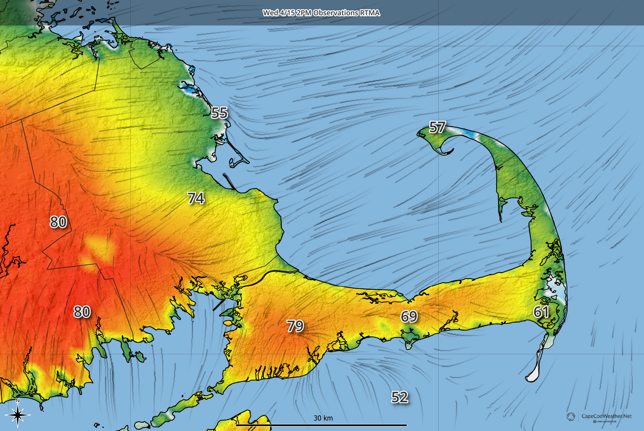 Big Temperature Gradient