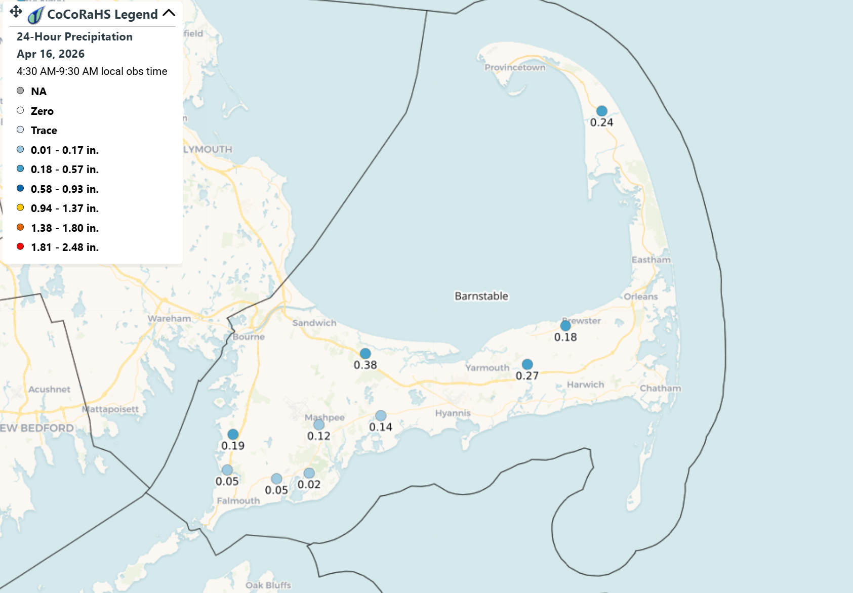 Some Well-Timed April Showers