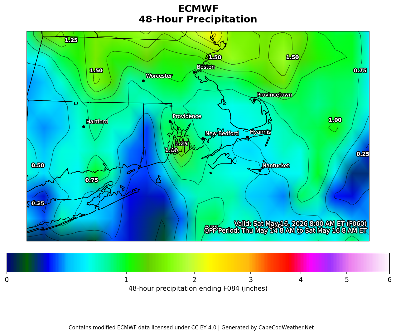 Showers Thursday into Friday