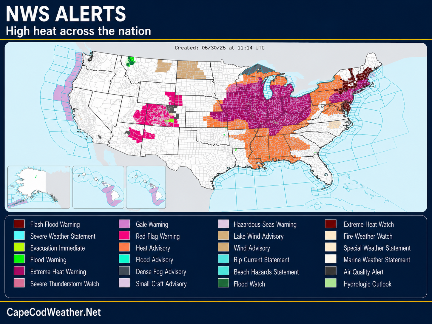 Extreme Heat Across the Nation This Week