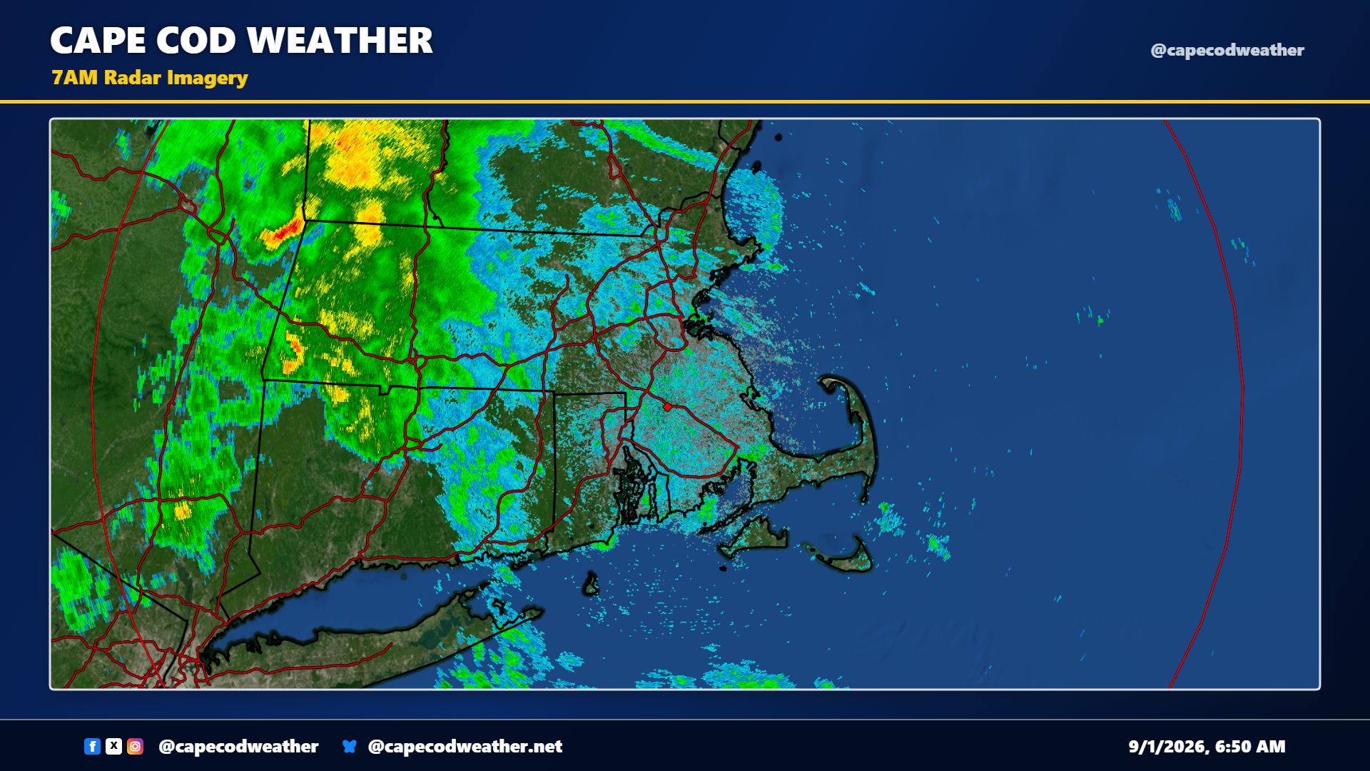 Showers Developing